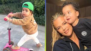 Khloé Kardashian GUSHES Over How 'Big' Son Tatum is Riding Scooter