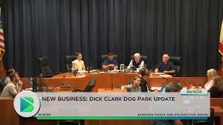Burbank Parks and Recreation Board Meeting - April 10, 2025