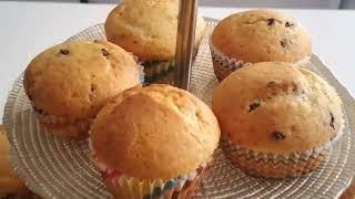 Muffin morbidissimi con gocce di cioccolato | senza burro