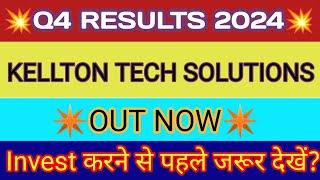 Kellton Tech Q4 Results 2024  Kellton Tech Results  Kellton Tech Share Latest News  Kellton Tech