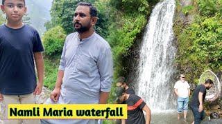 Secret waterfall in nathia gali/namli maira waterfall by Ray of hope with Asma