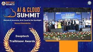 DeepTech Summits || AI Cloud Summit'24 || Awards & Valedictory