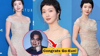 Kim Go Eun shocking win & stunning dress at 61st  Baeksang Awards!  Lee Min Ho congratulated her!