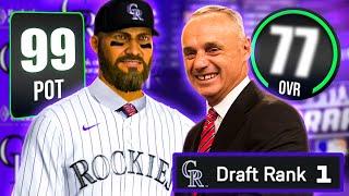 I Drafted the #1 Player in the MLB Draft!