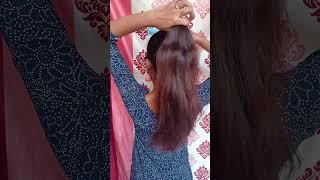 Try this new trick clutcher hairstyle#hairstyles #hairhacks #shortsvideo #Nirmala hairstyles #hair