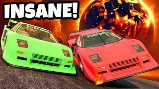 Our BIGGEST Stunt Race on the Most EXTREME Track Ever in BeamNG Drive!