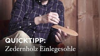 Quicktipp: Einlegesohle gegen Schweißfüße