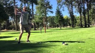 Jon Grossen Hits Exploding Golf Ball (Slow Motion).