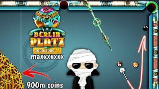 Zero to Maxx - Berlin trophy road  - 900m coins ~ 8 ball pool | unknown gamer 8bp