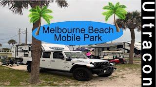 Melbourne Beach Mobile Park Campground Tour | Beachfront Camping Paradise!