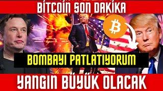 BİTCOİN ANALİZ BOMBAYI PATLATIYORUM YANGIN BÜYÜK OLACAK #BITCOIN #ALTCOIN