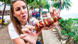 Epic Lao Street Food  Luang Prabang Morning Market!