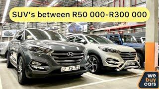 Proper SUV's between R50 000 - R300 000 at Webuycars !!