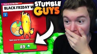 SPINNING *CHEAP* BLACK FRIDAY SPECIAL WHEEL IN STUMBLE GUYS!