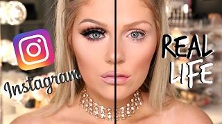 INSTAGRAM VS EVERYDAY REAL LIFE MAKEUP