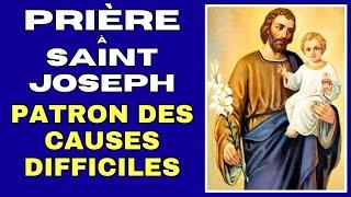 Prière à SAINT JOSEPH Patron des CAUSES DIFFICILES - Prière pour Débloquer Toute Situation