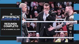 WWE SmackDown 27 Diciembre 2024 - Resumen Completo en Español