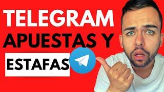 APUESTAS DEPORTIVAS en TELEGRAM. Peligro de ESTAFAS