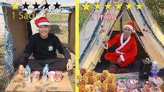Hưng Troll | Thử Thách Cắm Trại Noel 0 Sao vs 5 Sao | Cắm Trại Giáng Sinh NOEL 10k vs Dubai 2 Triệu