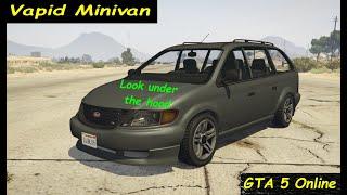 Vapid Minivan (Look under the hood)