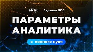 [1] Параметры аналитика с нуля. Задание 18 ЕГЭ математика профиль.