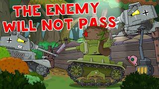 The enemy shall not pass! Tank battle animation - Сartoons about tanks