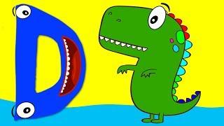 Learn the Alphabet Animals - Letter D for DINOSAUR