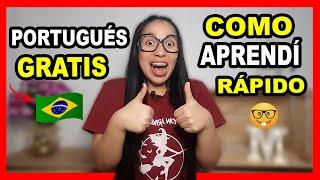  CÓMO APRENDER PORTUGUÉS BRASILEÑO FÁCIL, RÁPIDO y GRATIS? *como aprendí hablarlo en poco tiempo*