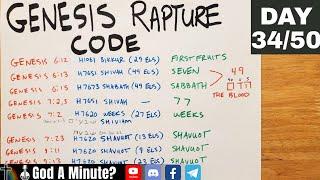 The Noah Genesis 6-9 Rapture Code 