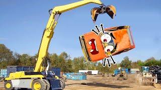 Amazing Powerful Excavator Destroys Car  Biggest Heavy Equipment Machines Destroy Cars Woa Doodles