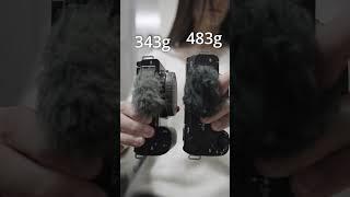 Size Matters: quick look at Sony ZV-E1 vs ZV-E10 vs A7IV size difference #shorts