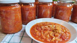 LETSCHO /Tomato-pepper stew for the winter Enjoy the fresh taste of vegetables in winter| Cesminaz