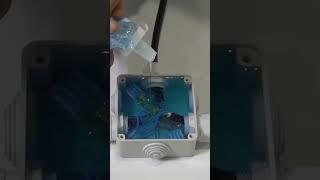 Underground electrical connexion #gel #ip68 #electricity #electricaltools #shorts #box #toolpress