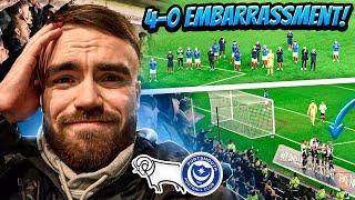 DERBY EMBARRASS POMPEY LIVE ON SKY!  | DERBY COUNTY 4-0 POMPEY