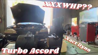 BIG Turbo Accord Hits Dyno! #boostedhonda #boostedboiz