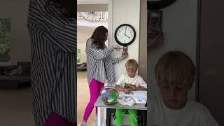 Sebastian vs Mom. OMG, he hides it so well every time! 