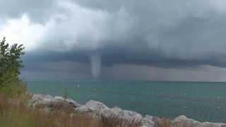 Waterspouts On Lake Michigan