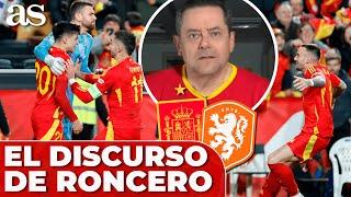 DISCURSO RONCERO: EXPLOSIÓN de FELICIDAD tras los PENALTIS | ESPAÑA 2 - PAÍSES BAJOS 2
