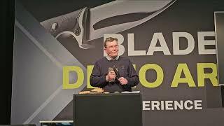  IWA 2025 KNIFETALK :: J.P. Peltonen of Sissipuukko at the Blade Demo Area talking about Knives