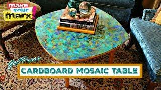 Cardboard Mosaic Table