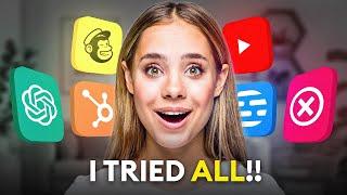 I Tried 307 Mind Blowing AI Tools (These Are The Best!!)