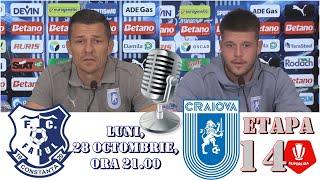 Costel Gâlcă şi Juraj Badelj au prefaţat meciul Farul – „U” Craiova