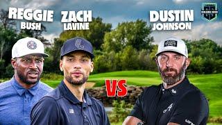 Dustin Johnson Vs. Reggie Bush and Zach LaVine | LIV Challenge Series