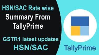 GSTR 1 HSN Summary Generation Process In Tally malayalam