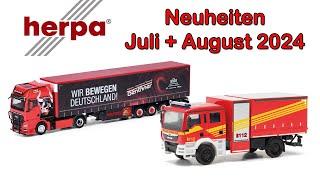  Herpa Neuheiten Juli und August 2024 | Modellautos