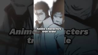 #Anime and #Manga Characters true scale