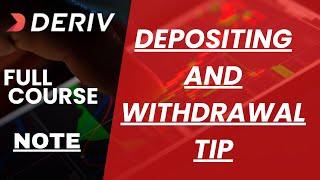 DEPOSITING AND WITHDRAWAL TIP