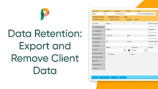 Data Retention: Export & Remove A Client