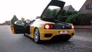 Ferrari 360 Modena with Capristo Exhaust(Hard Revv +Full Throttle)