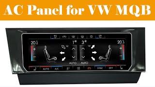 7"LCD Air Condition Panel with Climate Voice Control for VW Volkswagen Golf 7, Jetta, Tiguan, Passat
